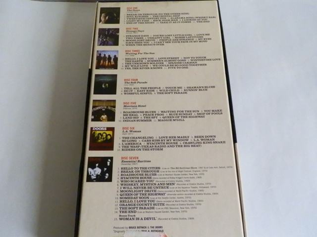 The Doors ‎– The Complete Studio Recordings ,7xCD ,BOX