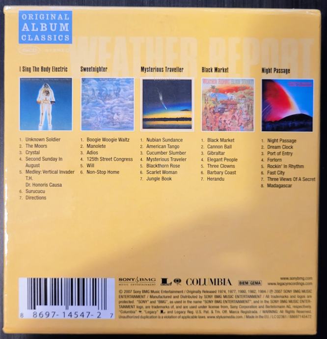 Weather Report - Original Album Classics (Box, Comp + CD, Album,