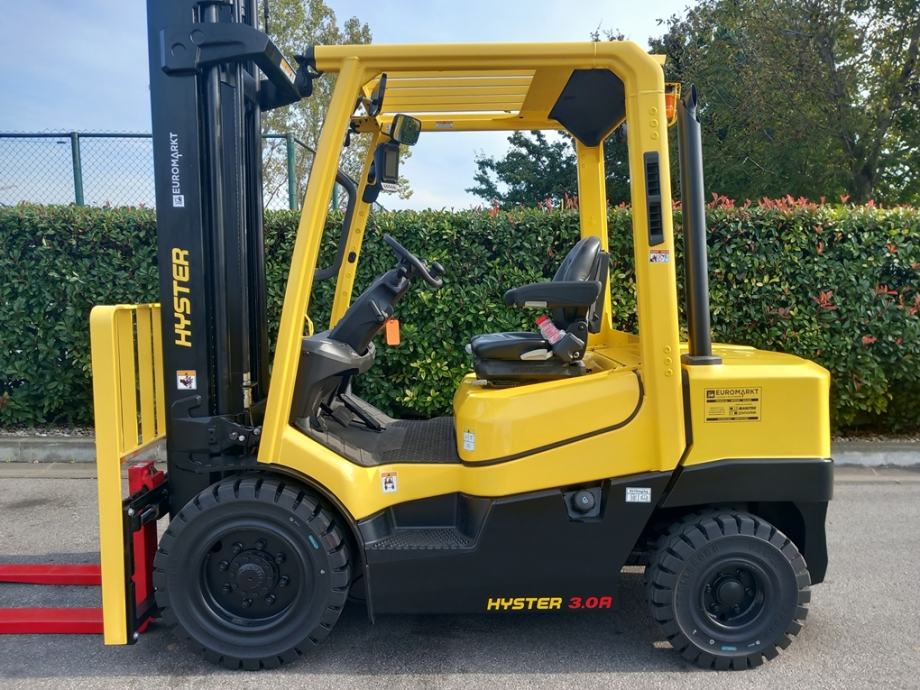 Čeoni viličar Hyster H3.0A, 3.000 kg, diesel - D01343