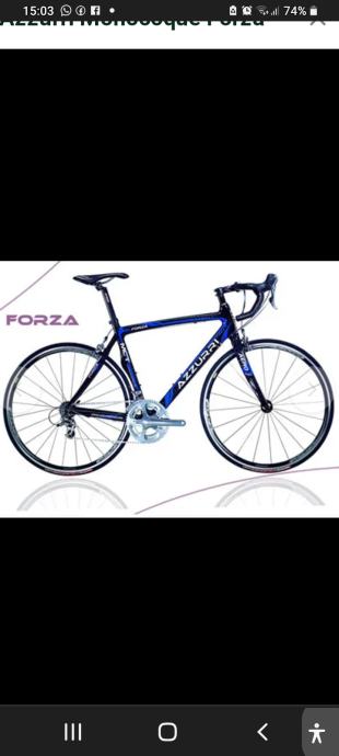 AZZURRI  FORZA MONOCOQUE ROAD BIKE