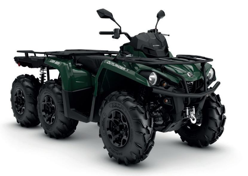 BRP CAN-AM Outlander 6X6 XU+ T - Flat Bed 450 Tundra Green, 2025 god.