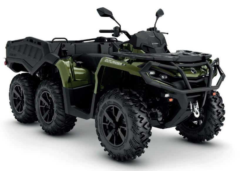 CAN-AM 2025. god. Outlander 6X6 XU+ T - Side Wall 1000 Boreal Green, 2025 god.