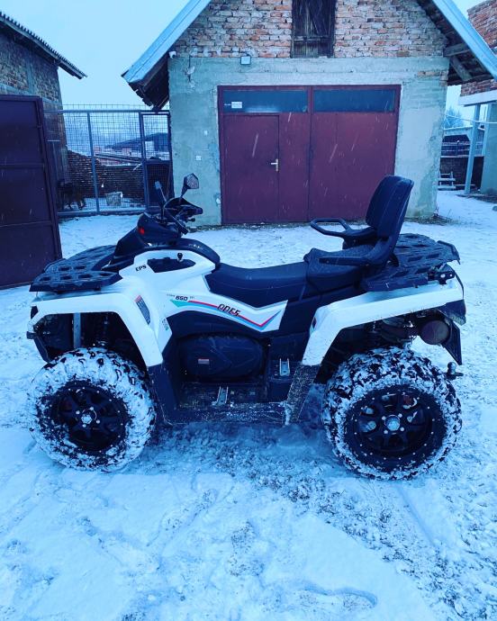 ODES Atv 650 4x4, SERVO, 2800 km, servis napravljen danas, regan 1god, 2021 god.