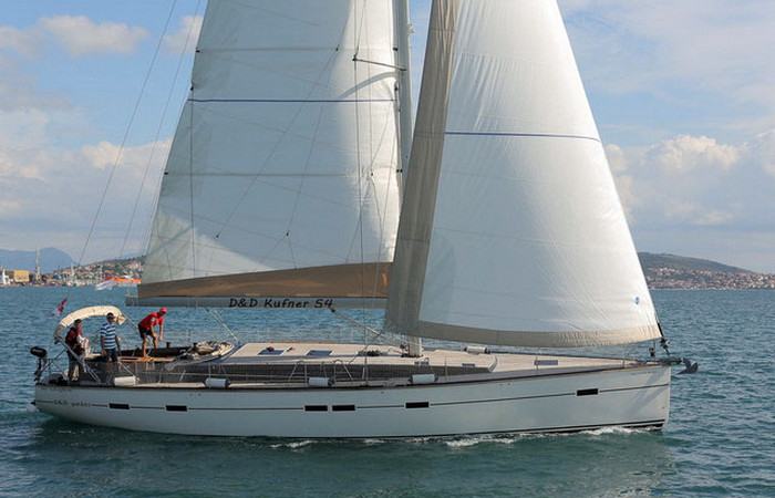 D&D KUFNER 54(10+2) SAILING YACHT CHARTER IN TROGIR-DALMATIA 2019 NEW