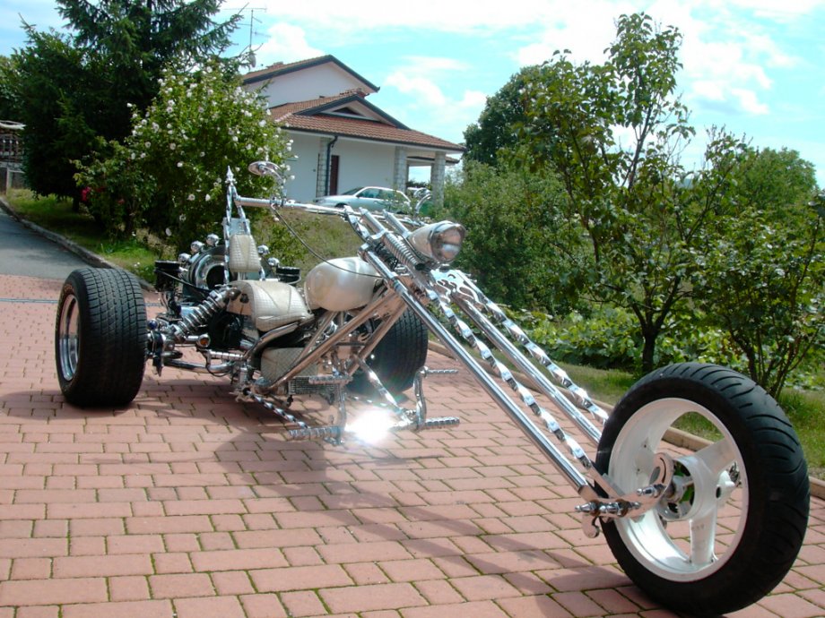 custom chopper trike bicycles