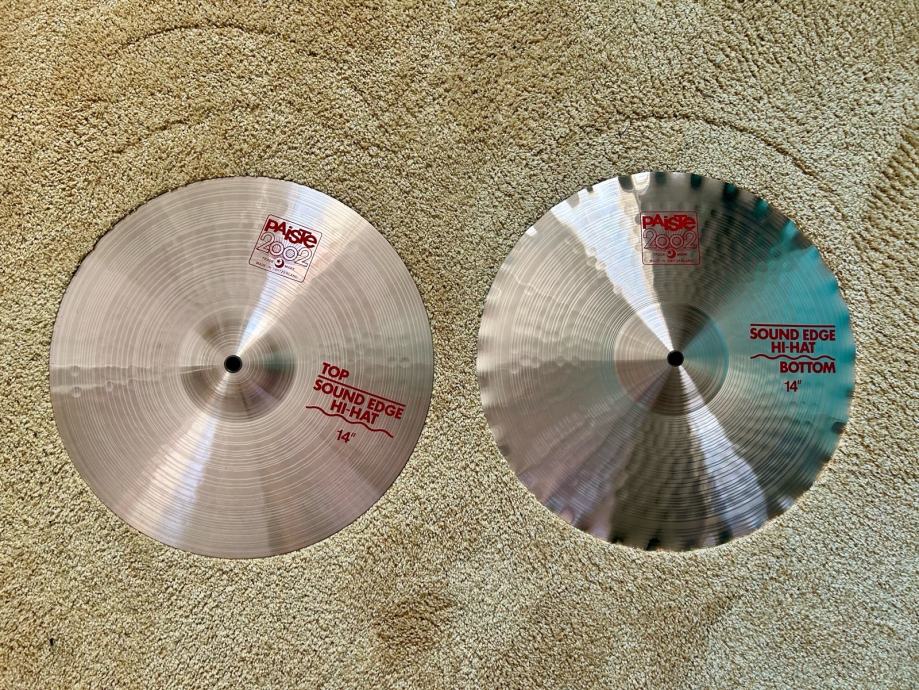 Paiste 2002 sound edge hihat 14”