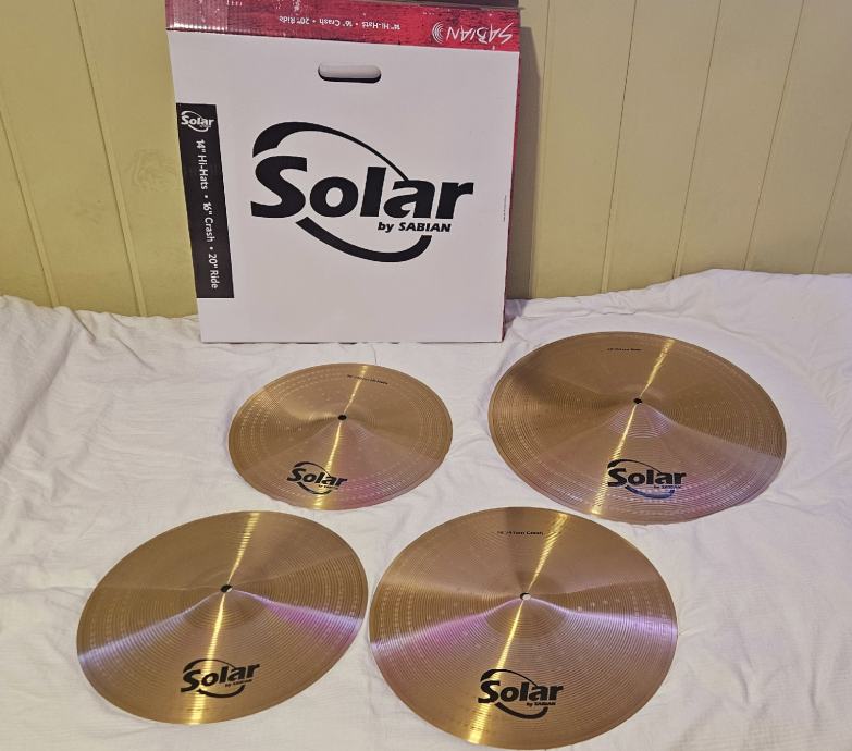 Set činela Sabian Solar 14" 16" 20"