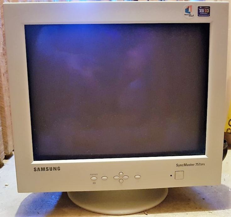 CRT monitor Samsung Syncmaster 757DFX, 17 inch; Zagreb