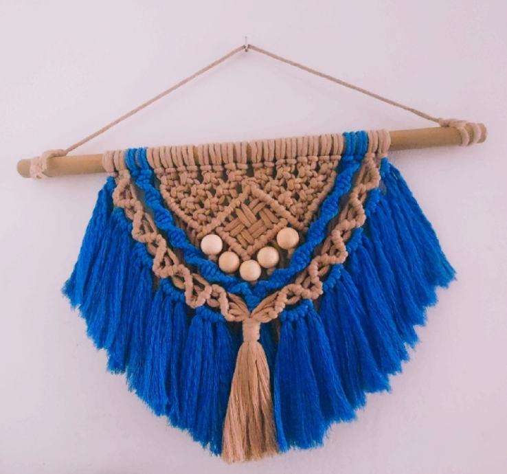 Macrame ukras za zid 40×35cm