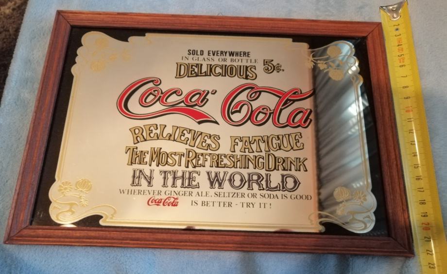 Ogledalo Coca Cola ukrasno