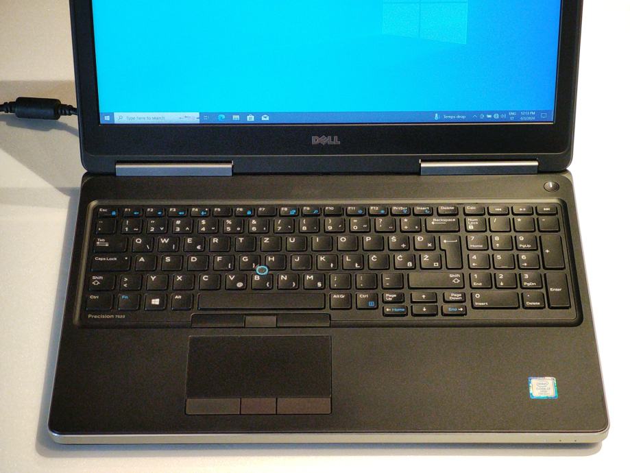 Dell Precision 7520, Intel i7-7920HQ 3.9-4.1GHz, NVIDIA Quadro M2200