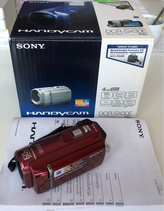 Sony handycam DCR-SX30E