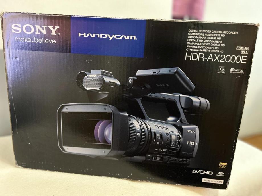 Sony HDR -AX 2000 - full Hd kamera