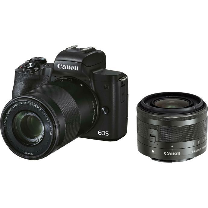 Canon M50 mark II+ EF-M 15-45mm f/3.5-6.3 IS STM + EF-M 55-200mm f/4.5