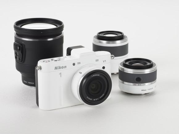 NIKON 1V1 bijeli - KIT