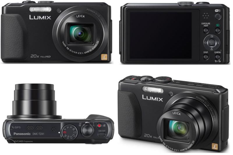 Panasonic LUMIX DMC TZ41 18.1 MP Digitalkamera 20 optischer Zoom GPS Schwarz  eBay