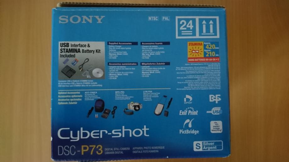 Sony Cyber-shot DSC-P73   neispravno, za dijelove