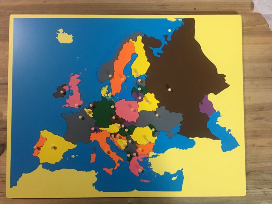 Puzzle Map of Europe