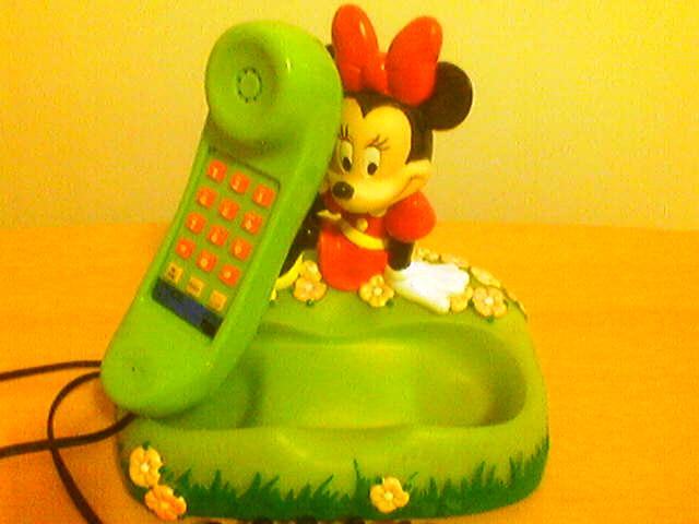 Telefon Minnie Mouse Disney fiksni (žičani) za dječju sobu