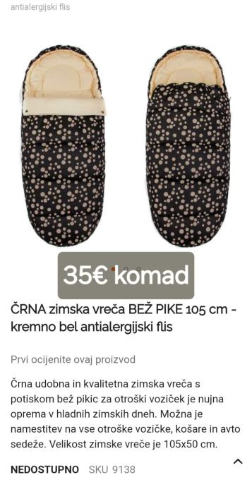 Zimske vreće za kolica