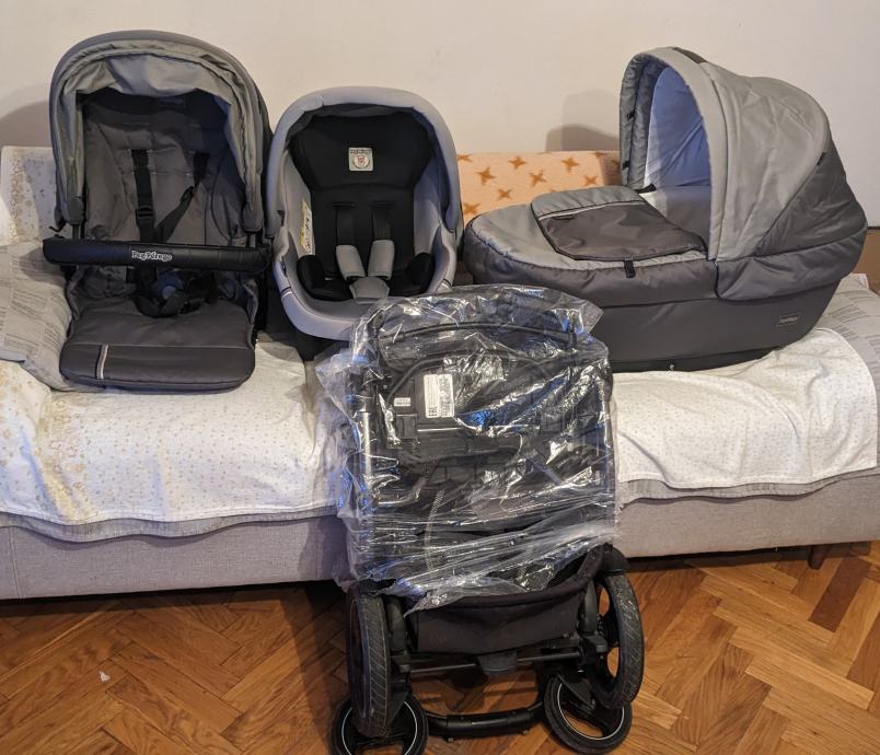 Peg perego 3 u 1 kolica,+ POKLON Peg Perego hranilica