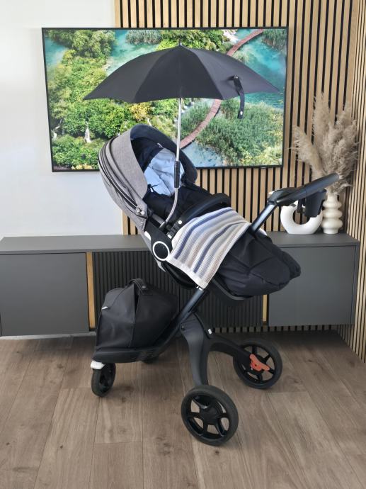 STOKKE Xplory V6 - Black Melange & puno dodatne opreme