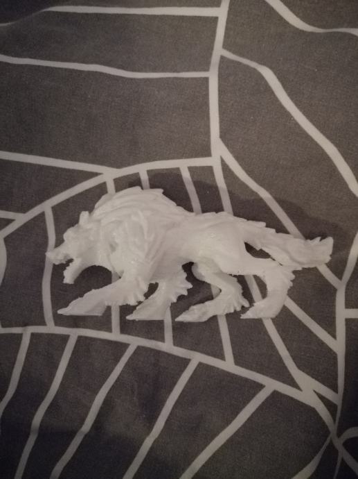 3D printed wolf