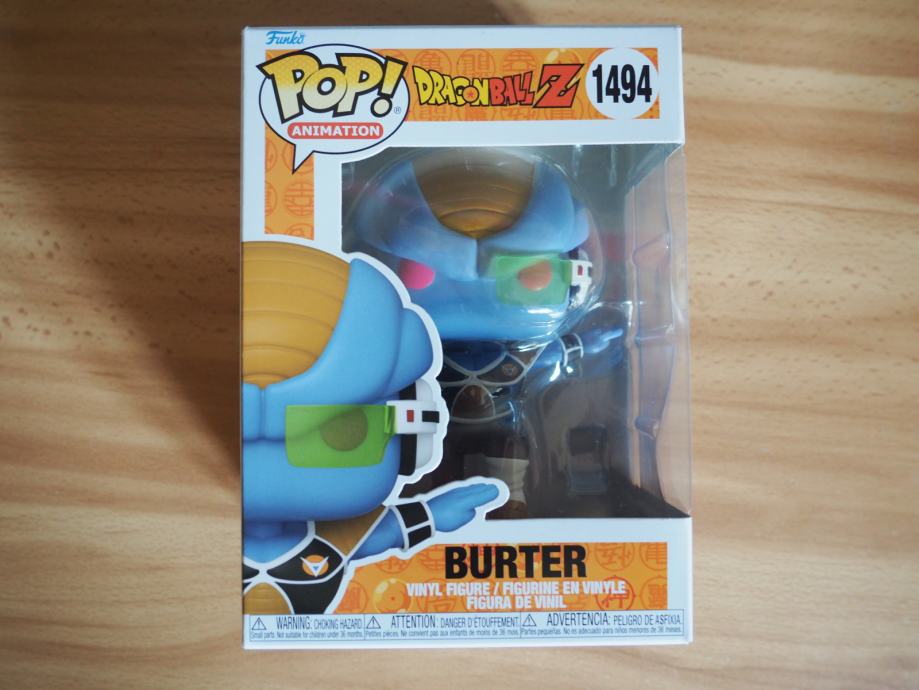 Dragon Ball Z Funko Pop Burter #1494 - Novo Neotvoreno