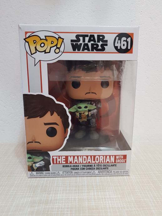 FUNKO POP! STAR WARS #461 THE MANDALORIAN WITH GROGU