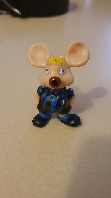 Vintage Topo Gigio Inter klub gumena igračka 1960 godina