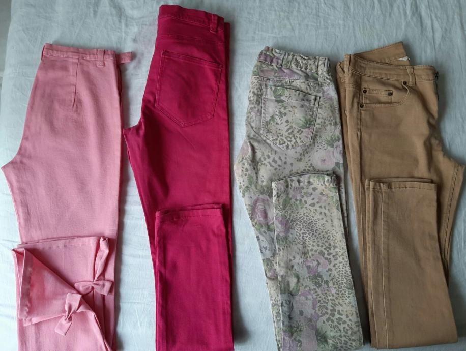 LOT, 4 para Zara, Benetton i H&M novih hlača za djevojčicu, 12 godina