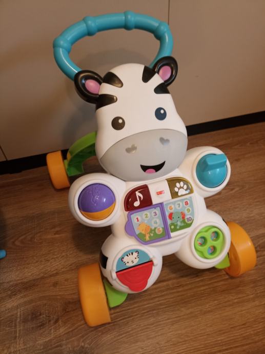 Hodalica/guralica fisher price zebra