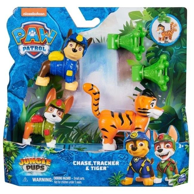 Paw Patrol - Jungle Hero Pup - Chase  and  Tracker (6068629) (N)