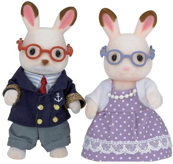 Sylvanian Families - Chocolate Rabbit Grandparents (5190) (N)