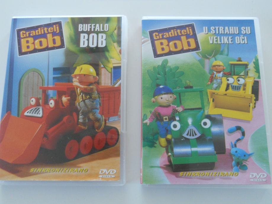 BOB GRADITELJ 3 crtića na DVD-u