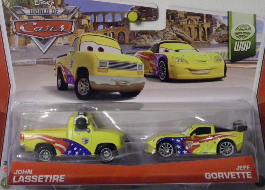 Disney Pixar CARS 2 - Jeff Gorvette & John Lassetire