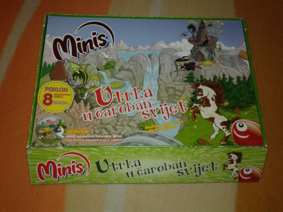 Dječja društvena igra MINIS - UTRKA U ŠARENI SVIJET MINIS