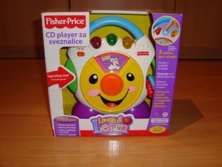 fisher price cd player za sveznalice NOVO