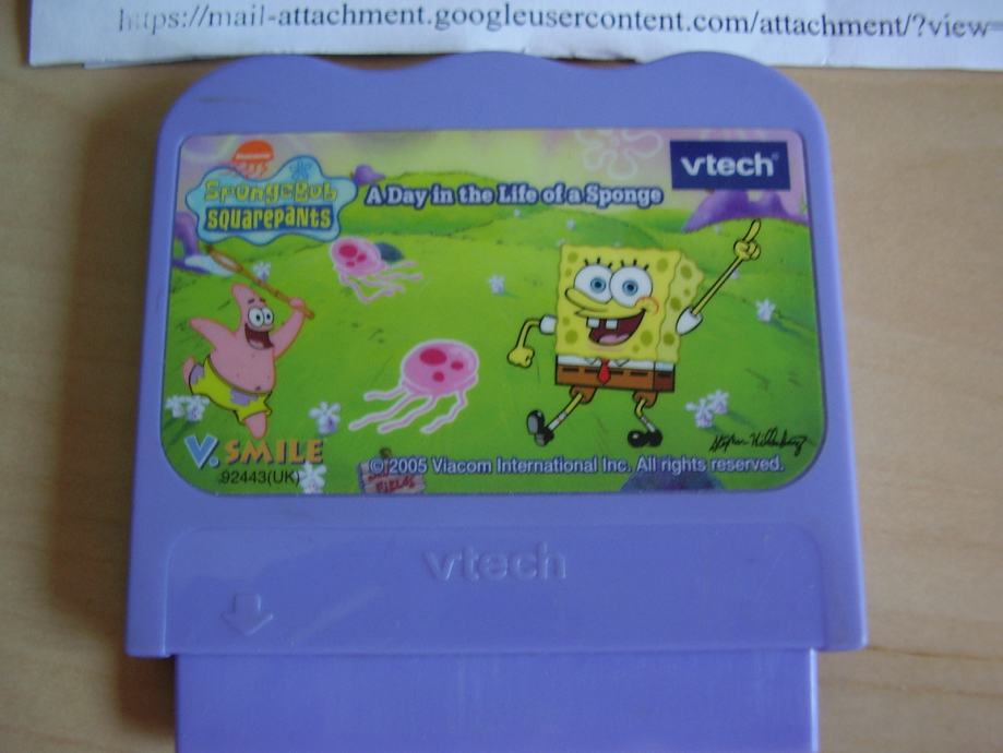 igrice za Vtech konzolu SpongeBob i Winnie the Pooh