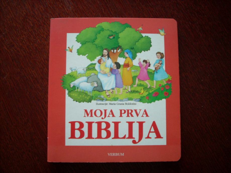 Dječja knjiga,slikovnica "Moja prva biblija"