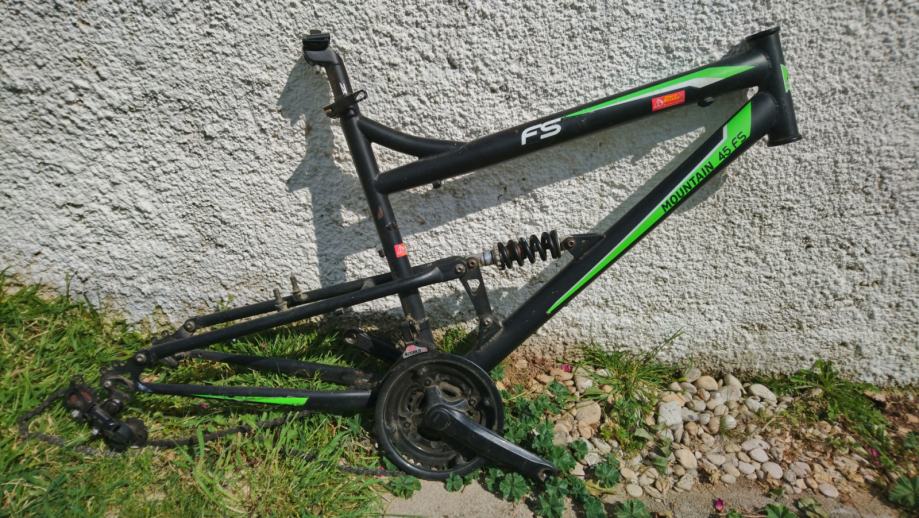 MTB full suspension rama/kostur bicikle za 24" kotace