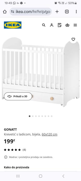 Ikea Gonatt Kinderbed