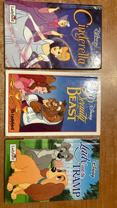 DISNEY SLIKOVNICE:CINDERELLA,BEAUTY AND THE BEAST,LADY AND THE TRAMP