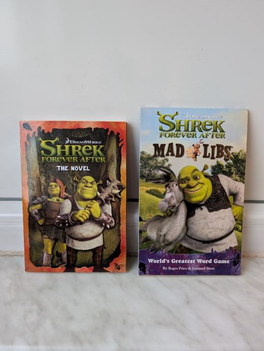 Knjiga Shrek na engleskom + Shrek Mad Libs Word Game