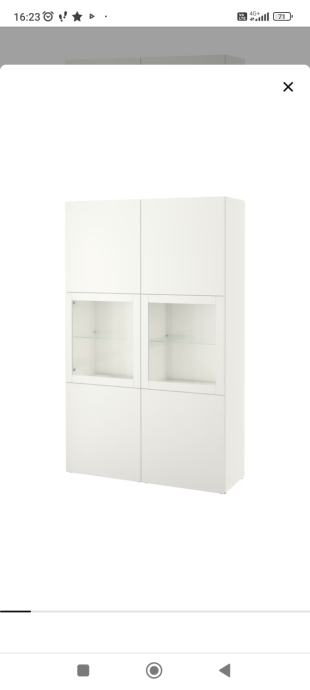 Ikea Besta vitrine