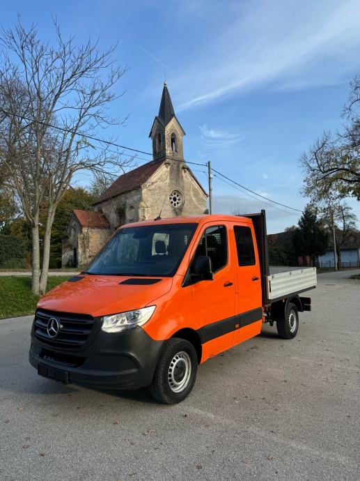 MERCEDES SPRINTER 314 CDI DUPLA KABINA+SANDUK,KLIMA, 2019 god.