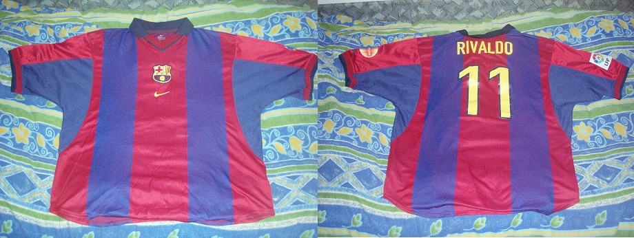 Dres Barcelona Rivaldo 11 ORIGINAL Nike