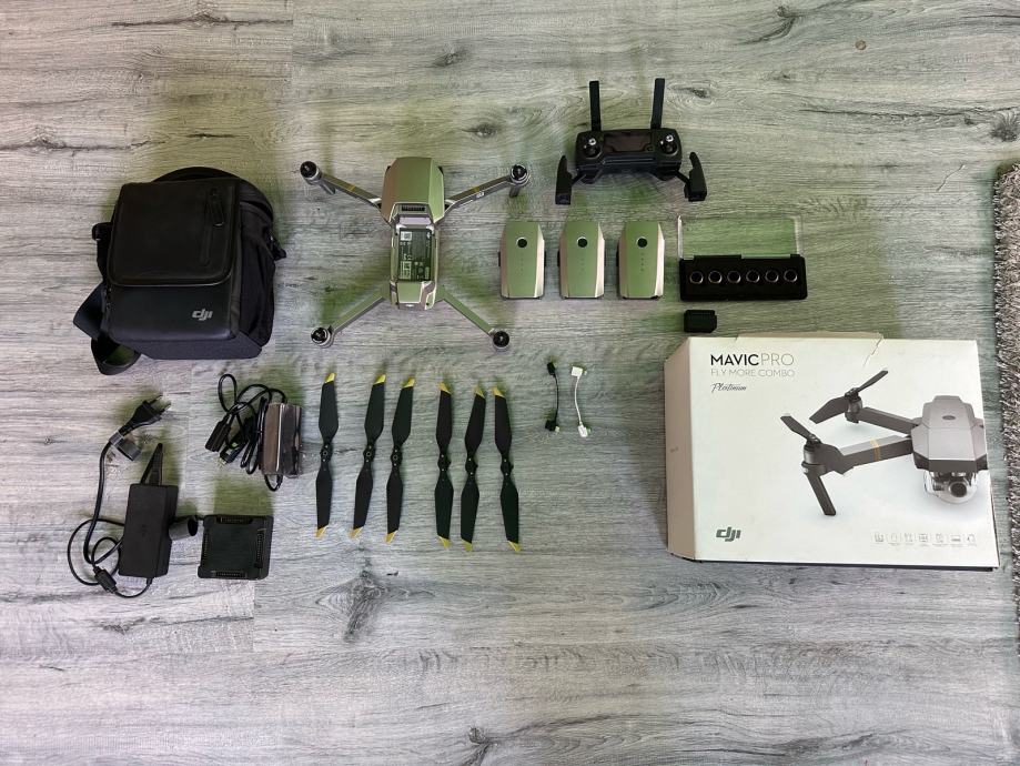 Dji mavic pro platinum fly more combo + nd filteri