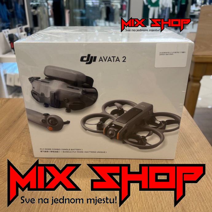 FPV DRON DJI AVATA 2 1B Fly More Combo FMC ◆NOVO◆GARANCIJA◆ZAMJENA DA◆