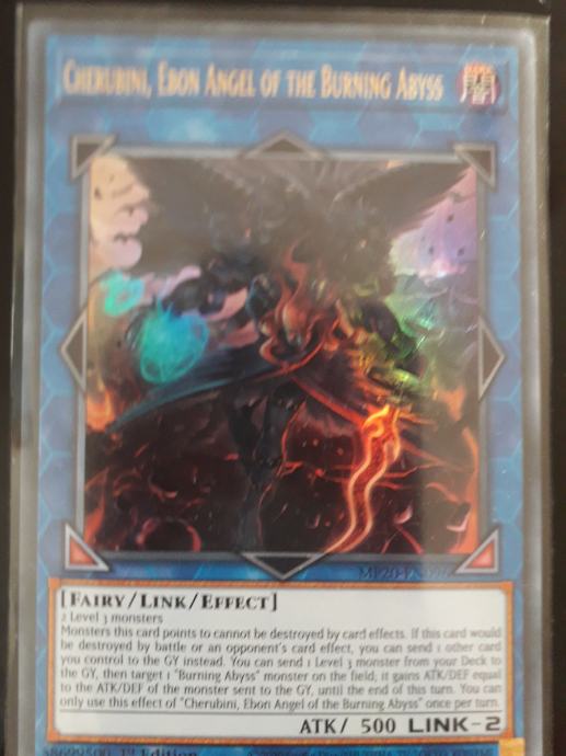 Cherubini, Ebon Angel of the Burning Abyss MP20-EN096 1st Edition